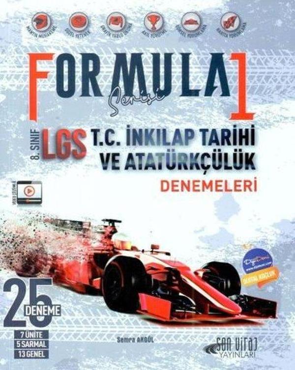2023 8.Sınıf LGS T.C. İnkılap Tarihi Formula 25 Deneme - Son Viraj Yayınları - Image 1