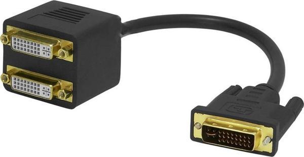 Ayt Powermaster PM-25997 24+1 Dvı Erkek TO 2x 24+5 Dvı Dişi Çoklayıcı Çoğaltıcı Kablo 32 Cm - Image 1