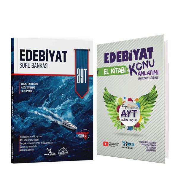 Edebiyat Denizi AYT Edebiyat Soru Bankası ve Yayın Denizi Pro Konu Seti 2 Kitap - Edebiyat Denizi - Image 1