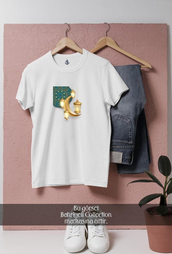 Oversize İslam _ Müslüman Sembol  Tasarımlı Unisex T-Shirt - Image 1