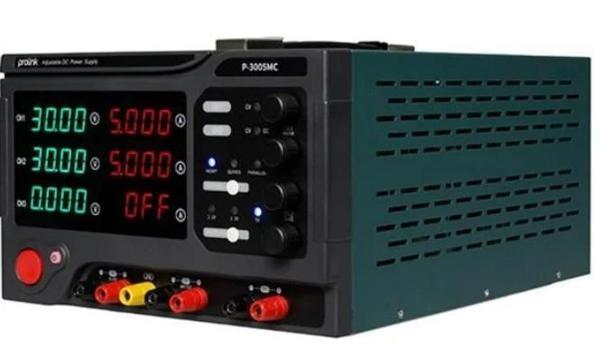 Luxury,  30V 5A 3 Çıkışlı Ayarlanabilir DC Güç Kaynağı Prolink   P-3005MC - Image 1