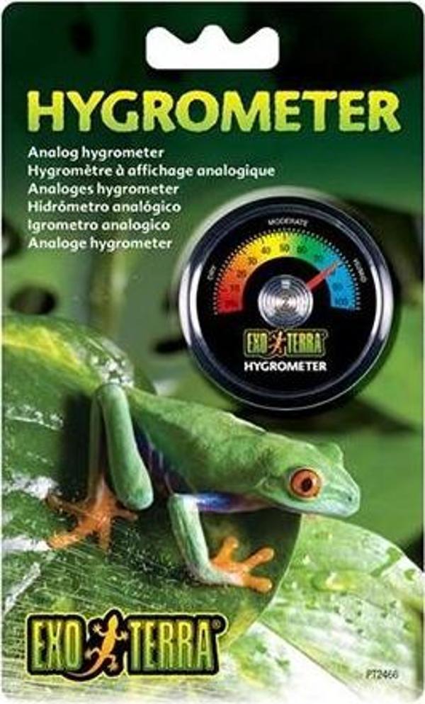 Exo Terra Hygrometer Nem Ölçer & Analog Yuvarlak Teraryum Higrometresi - Image 1
