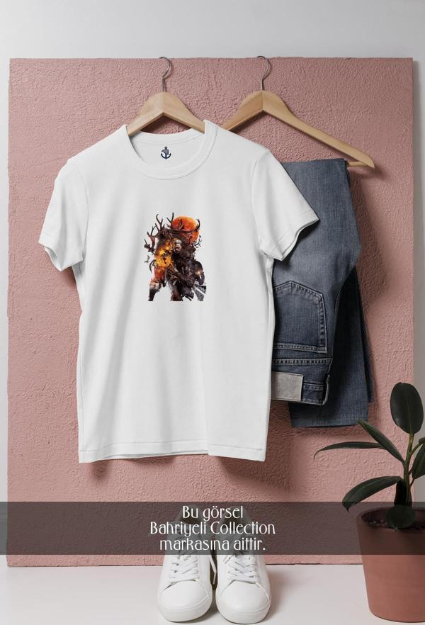 Oversize The Witcher 3- Wild Hunt Oyun  Tasarımlı Unisex T-Shirt - Image 1