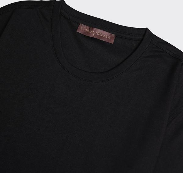 Bisiklet Yaka Kısa Kol Erkek T-Shirt - Image 1