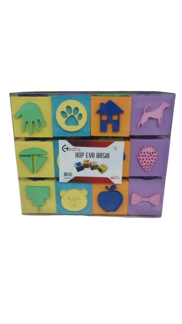Bafix Küp Eva Baskı (12 Li Paket) - Image 1