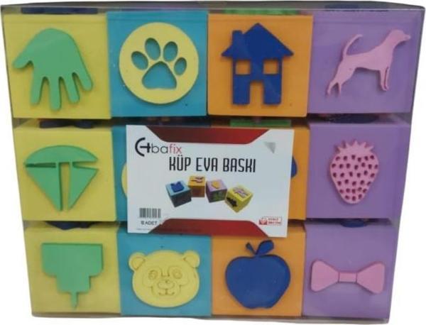 Bafix Küp Eva Baskı (12 Li Paket) - Image 1