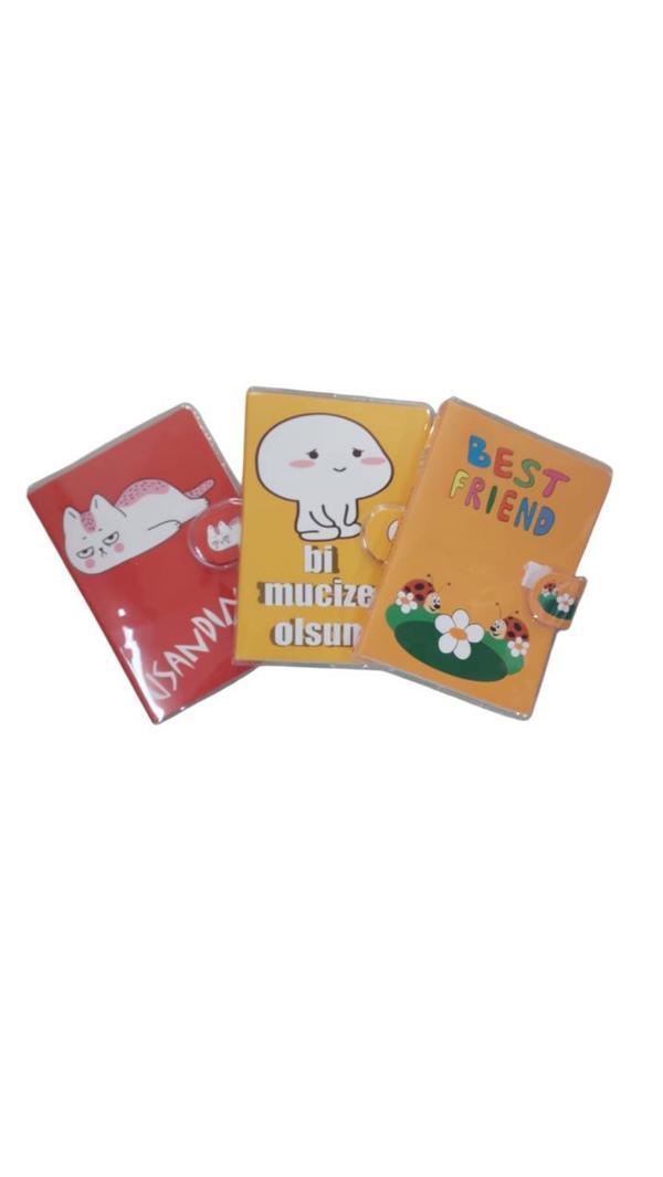 Bafix Not Defteri Pvc Kaplı Bfx-Pvc Karışık Renk (4 Lü Paket) - Image 1