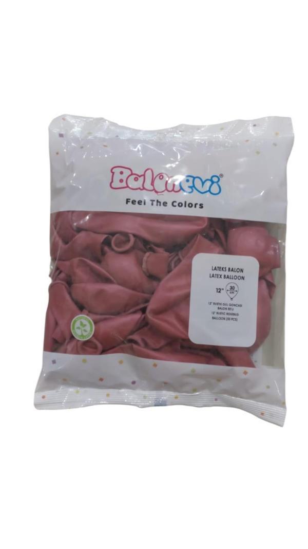 Balonevi Balon 12" Gül Goncası (50 Li Paket) - Image 1