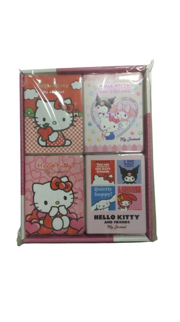 Bruno Visconti Vj Hello Kitty Aynalı Sert Kapaklı Günlük Defter A6 100 Gr. 192 Sayfa Renkli Sayfa 525-2207 (12 Li Paket) - Image 1