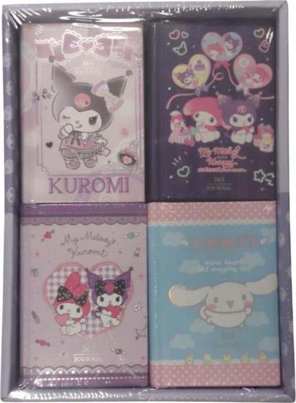 Bruno Visconti Vj Kuromi 365 Gün Günlük 368 Sayfa 80 Gram A7 525-2209 (16 Lı Paket) - Image 1