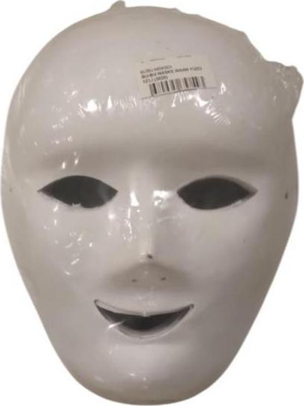 Bu-Bu Maske İnsan Yüzü 3028 MSK003 (12 Li Paket) - Image 1