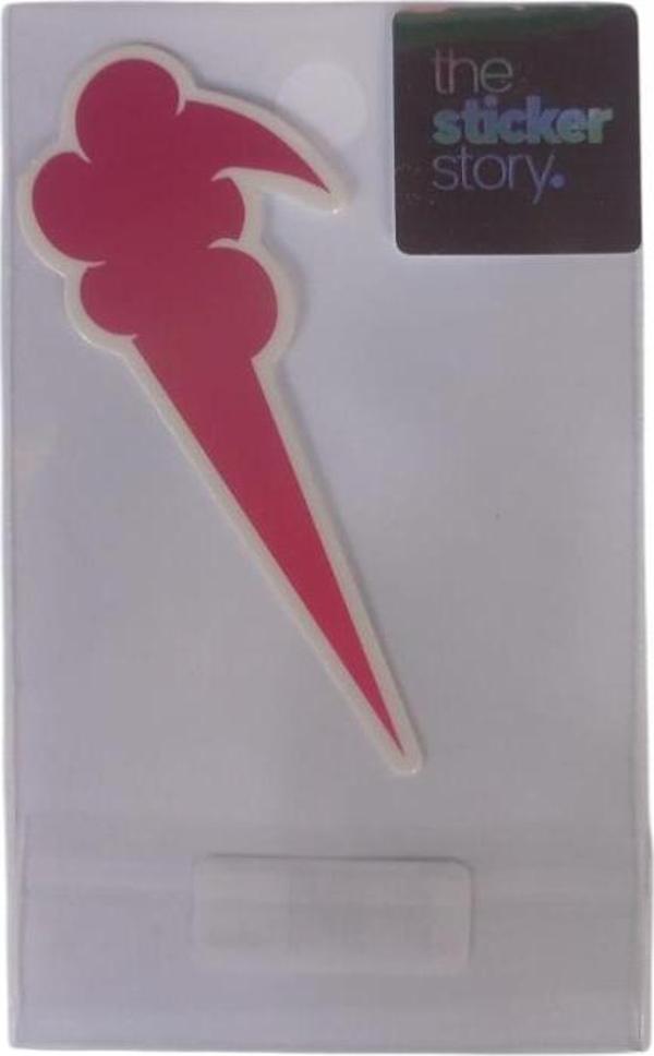 Ekstrafix Yapışkanlı Sudan Etkilenmeyen Sticker The Sticker Story Kırmızı Tss0060 (1 Adet) - Image 1