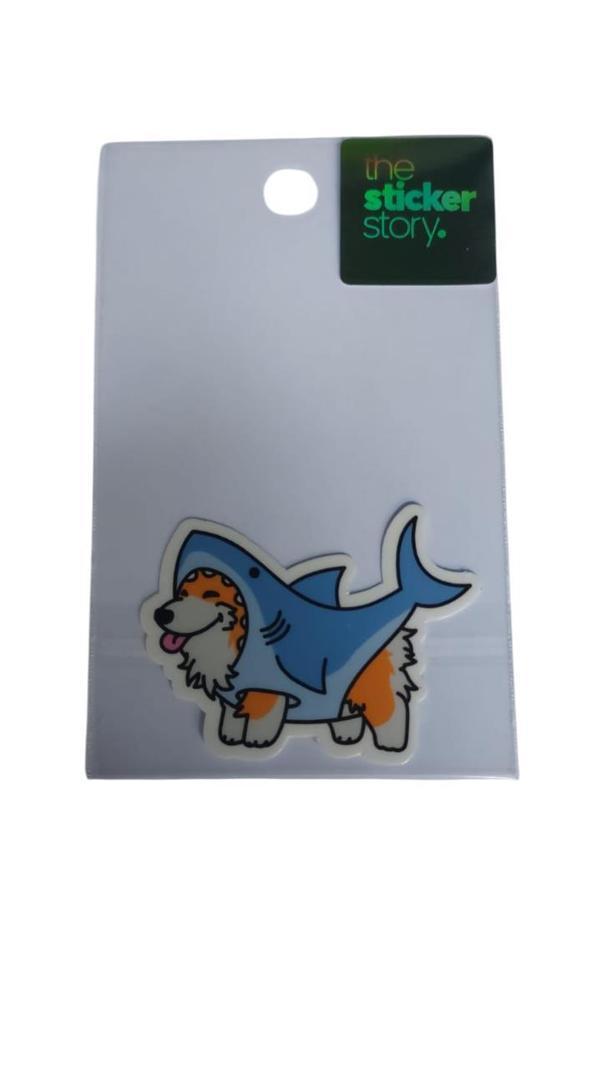 Ekstrafix Yapışkanlı Sudan Etkilenmeyen Sticker The Sticker Story Köpek Balığı Tss0172 (1 Adet) - Image 1