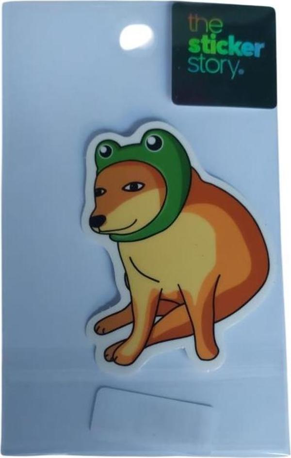 Ekstrafix Yapışkanlı Sudan Etkilenmeyen Sticker The Sticker Story Köpek Tss0157 (1 Adet) - Image 1
