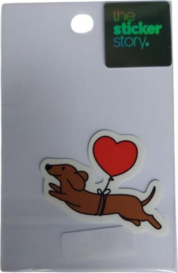 Ekstrafix Yapışkanlı Sudan Etkilenmeyen Sticker The Sticker Story Köpek Tss0228 (1 Adet) - Image 1