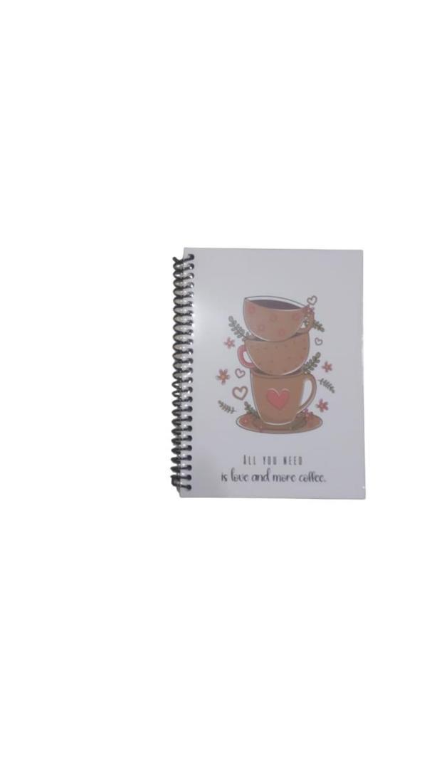 Dilman Kahve Serisi Not Defteri Kitap Kağıdı 16X22Cm 80 Yaprak Kareli 6430 - Image 1