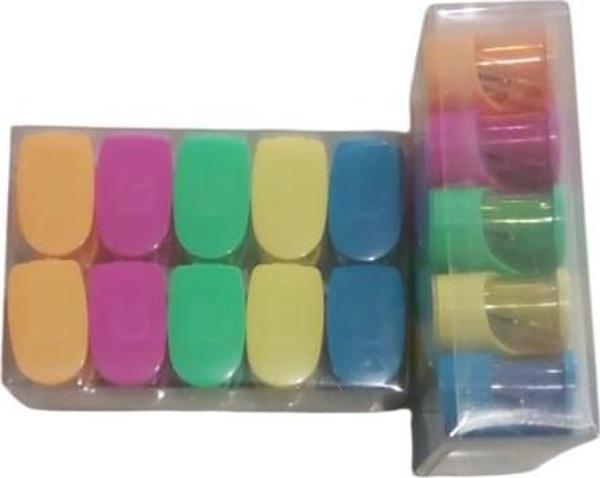 Eisen Kalemtraş Çiftli Neon Renkler 447 (10 Lu Paket) - Image 1