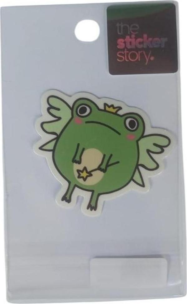 Ekstrafix Yapışkanlı Sudan Etkilenmeyen Sticker The Sticker Story Kurbağa Tss0261 (1 Adet) - Image 1