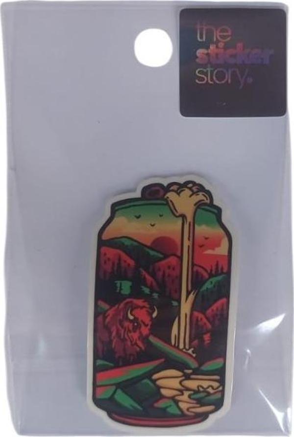 Ekstrafix Yapışkanlı Sudan Etkilenmeyen Sticker The Sticker Story Kutu içecek Tss0039 (1 Adet) - Image 1