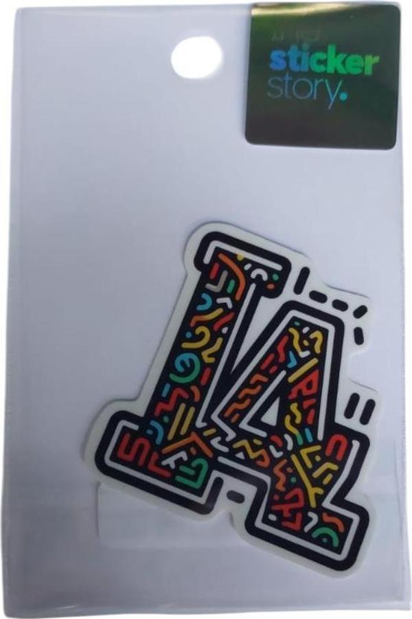 Ekstrafix Yapışkanlı Sudan Etkilenmeyen Sticker The Sticker Story Lal Tss0149 (1 Adet) - Image 1