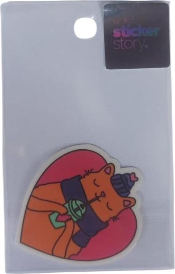 Ekstrafix Yapışkanlı Sudan Etkilenmeyen Sticker The Sticker Story Lama Tss0175 (1 Adet) - Image 1