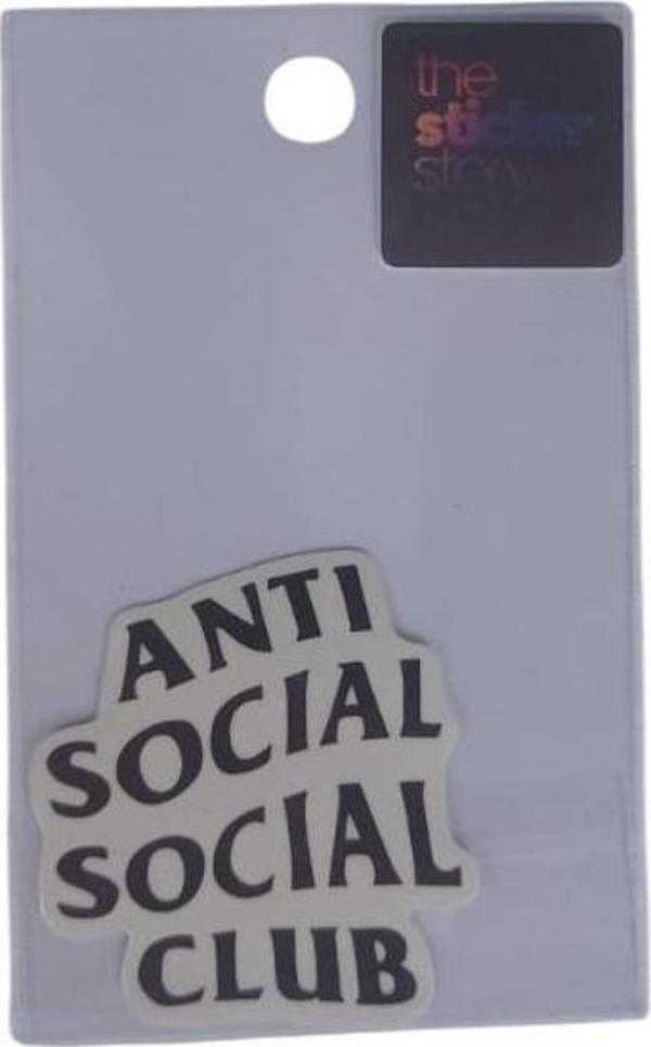 Ekstrafix Yapışkanlı Sudan Etkilenmeyen Sticker The Sticker Story Anti Social Tss0140 (1 Adet) - Image 1