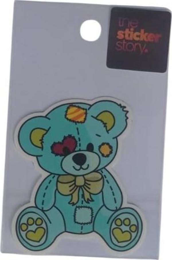 Ekstrafix Yapışkanlı Sudan Etkilenmeyen Sticker The Sticker Story Ayıcık Tss0264 (1 Adet) - Image 1