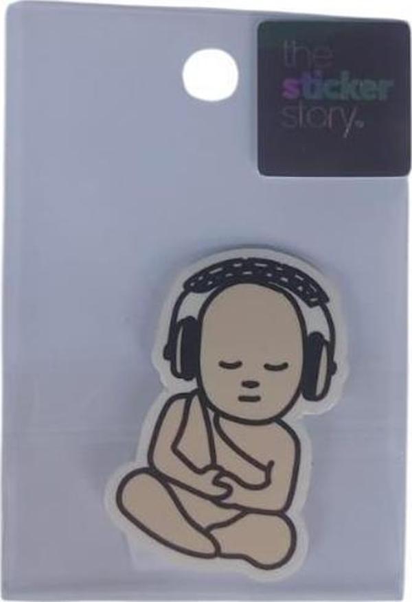 Ekstrafix Yapışkanlı Sudan Etkilenmeyen Sticker The Sticker Story Müzik Tss0244 (1 Adet) - Image 1
