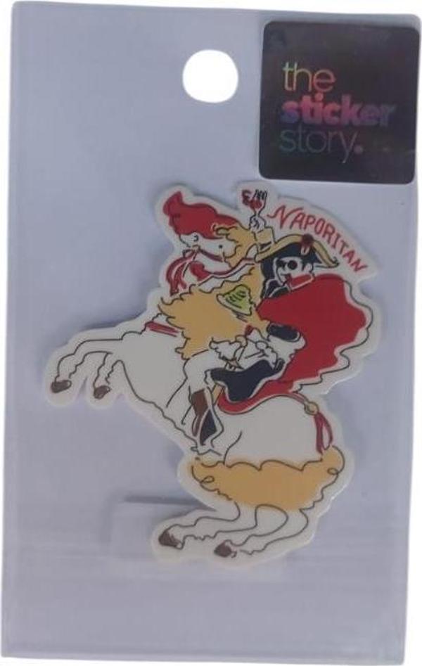 Ekstrafix Yapışkanlı Sudan Etkilenmeyen Sticker The Sticker Story Naporitan Tss0004 (1 Adet) - Image 1