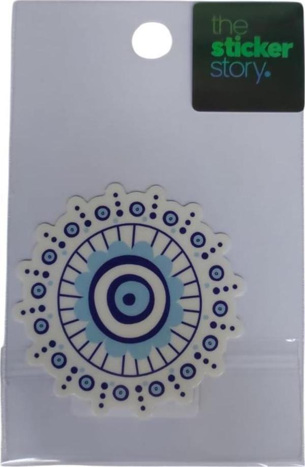 Ekstrafix Yapışkanlı Sudan Etkilenmeyen Sticker The Sticker Story Nazar Tss0195 (1 Adet) - Image 1