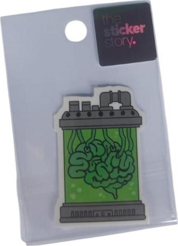 Ekstrafix Yapışkanlı Sudan Etkilenmeyen Sticker The Sticker Story Beyin Kale Tss0006 (1 Adet) - Image 1