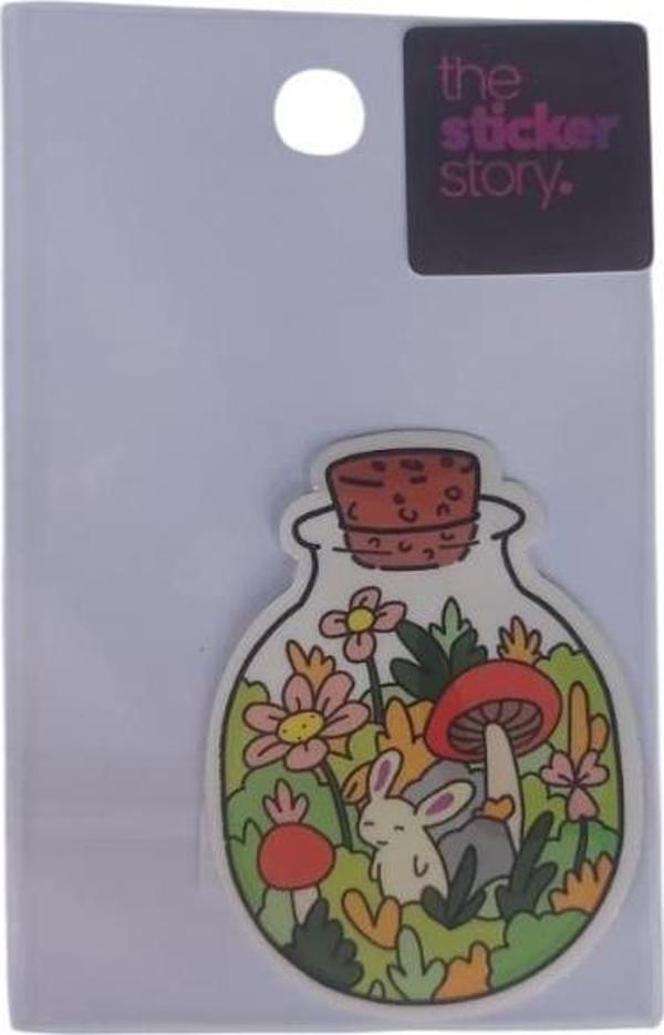 Ekstrafix Yapışkanlı Sudan Etkilenmeyen Sticker The Sticker Story Orman Tss0180 (1 Adet) - Image 1