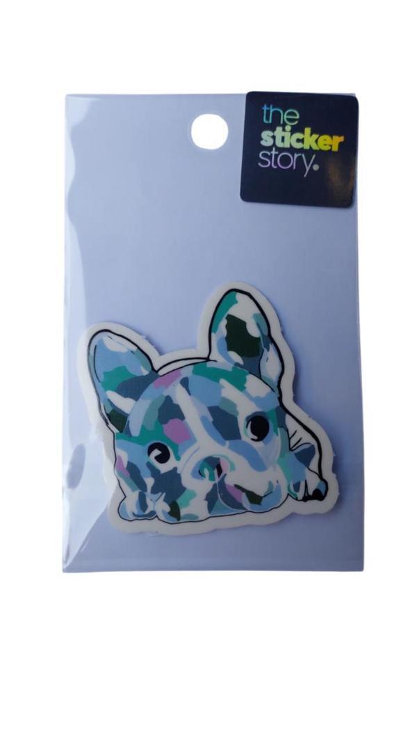 Ekstrafix Yapışkanlı Sudan Etkilenmeyen Sticker The Sticker Story Renkli Köpek Tss0159 (1 Adet) - Image 1