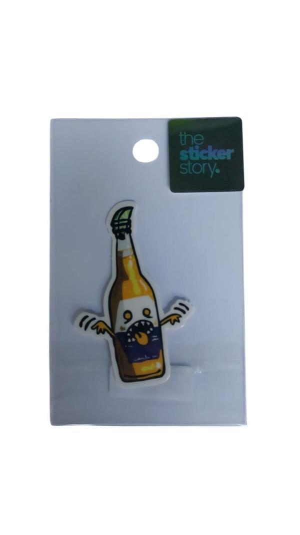 Ekstrafix Yapışkanlı Sudan Etkilenmeyen Sticker The Sticker Story Canavar Tss0053 (1 Adet) - Image 1