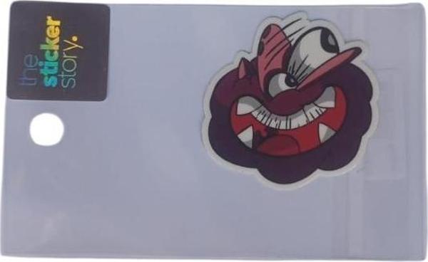 Ekstrafix Yapışkanlı Sudan Etkilenmeyen Sticker The Sticker Story Canavar Tss0055 (1 Adet) - Image 1