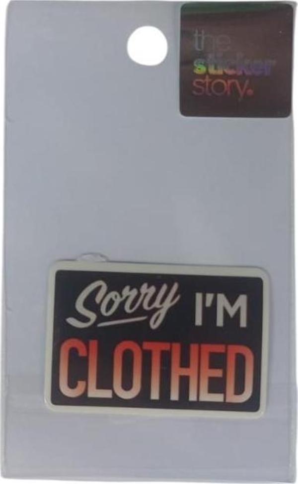 Ekstrafix Yapışkanlı Sudan Etkilenmeyen Sticker The Sticker Story Clothed Tss0118 (1 Adet) - Image 1