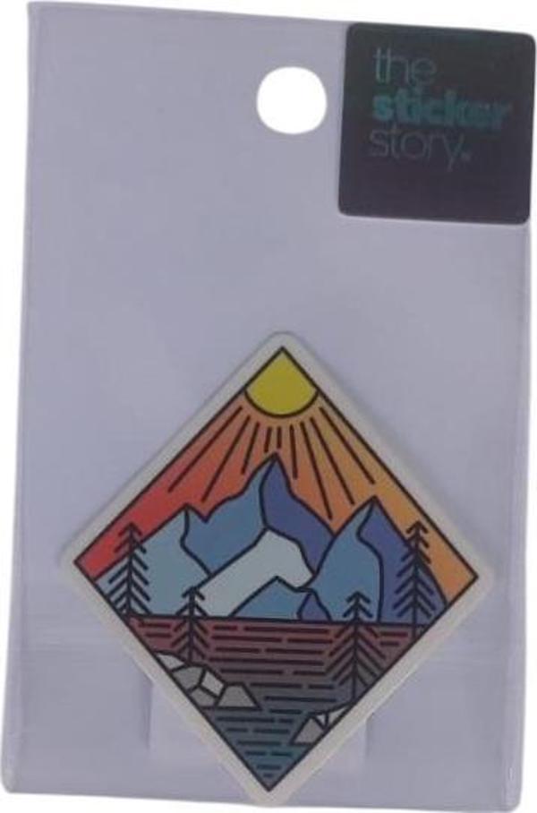 Ekstrafix Yapışkanlı Sudan Etkilenmeyen Sticker The Sticker Story Dağ Tss0173 (1 Adet) - Image 1