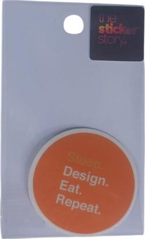 Ekstrafix Yapışkanlı Sudan Etkilenmeyen Sticker The Sticker Story Design Tss0123 (1 Adet) - Image 1