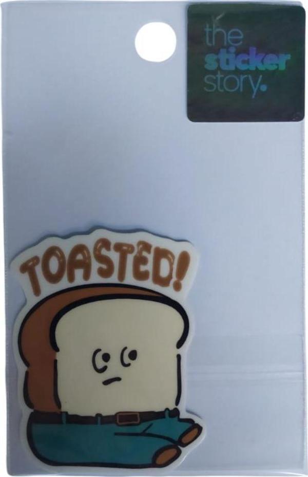 Ekstrafix Yapışkanlı Sudan Etkilenmeyen Sticker The Sticker Story Tost Tss0132 (1 Adet) - Image 1