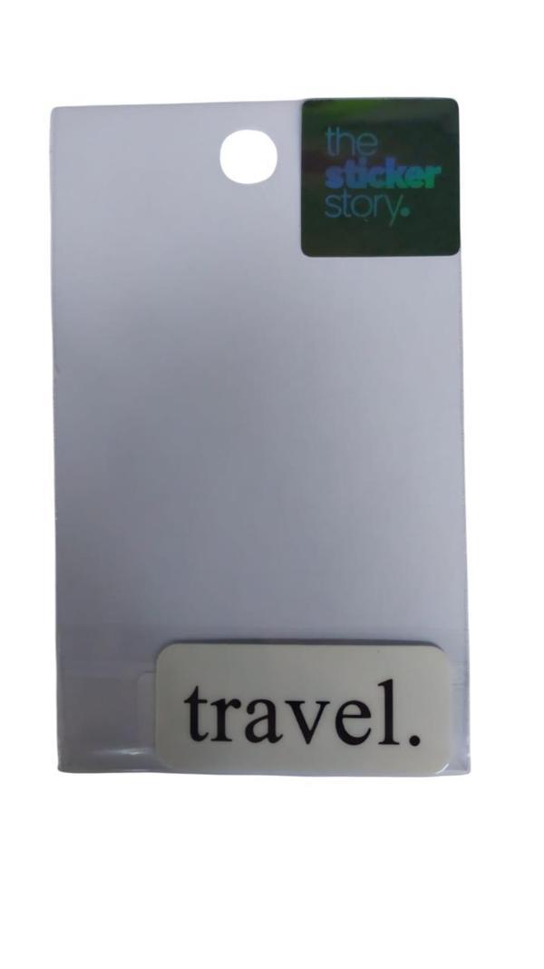Ekstrafix Yapışkanlı Sudan Etkilenmeyen Sticker The Sticker Story Travel Tss0219 (1 Adet) - Image 1