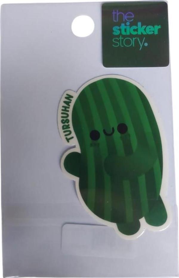 Ekstrafix Yapışkanlı Sudan Etkilenmeyen Sticker The Sticker Story Turşu Tss0050 (1 Adet) - Image 1