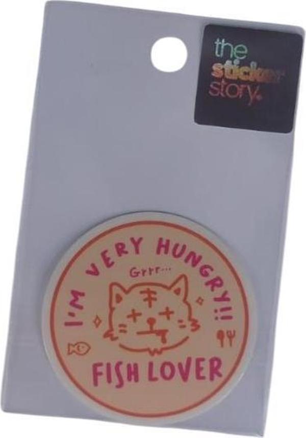 Ekstrafix Yapışkanlı Sudan Etkilenmeyen Sticker The Sticker Story Fish Lover Tss0003 (1 Adet) - Image 1