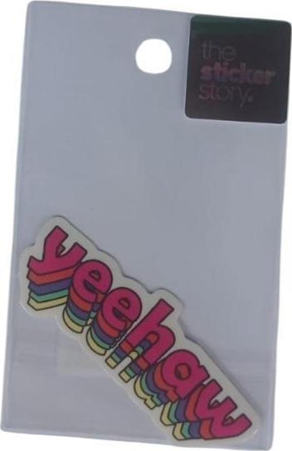 Ekstrafix Yapışkanlı Sudan Etkilenmeyen Sticker The Sticker Story Yeehaw Tss0184 (1 Adet) - Image 1