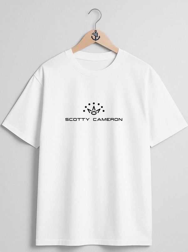 Oversize Scotty Cameron Göğüs Tasarımlı Unisex T-Shirt - Image 1