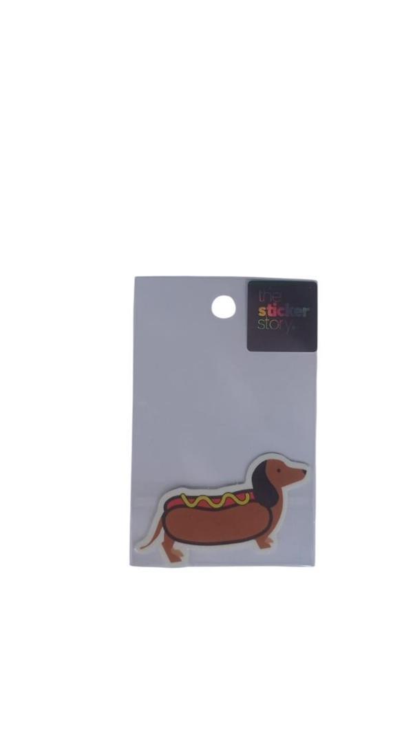 Ekstrafix Yapışkanlı Sudan Etkilenmeyen Sticker The Sticker Story Hot Dog Tss0139 (1 Adet) - Image 1