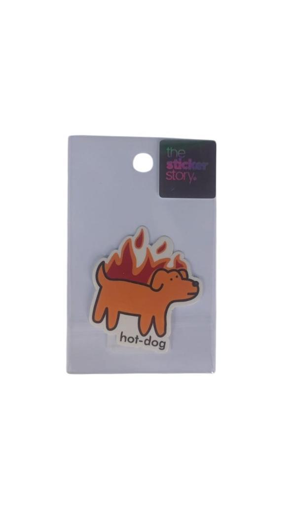 Ekstrafix Yapışkanlı Sudan Etkilenmeyen Sticker The Sticker Story Hot Dog Tss0165 (1 Adet) - Image 1