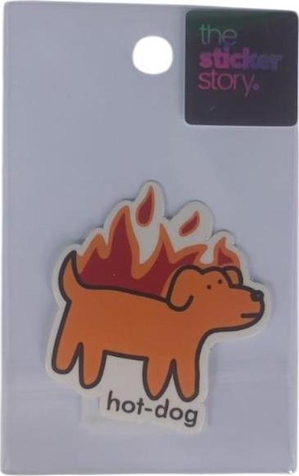 Ekstrafix Yapışkanlı Sudan Etkilenmeyen Sticker The Sticker Story Hot Dog Tss0165 (1 Adet) - Image 1