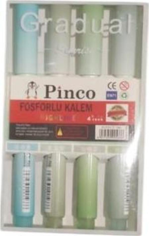 Pinco Keçeli Fosforlu Kalem (İşaret Kalemi) 4 Renk Cy-566 - Image 1