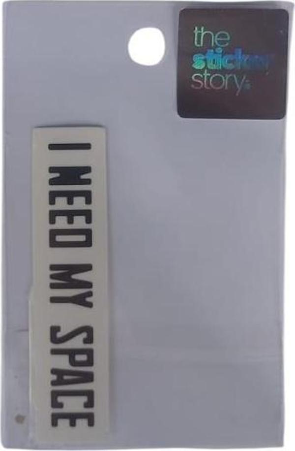 Ekstrafix Yapışkanlı Sudan Etkilenmeyen Sticker The Sticker Story I Need My Space Tss0031 (1 Adet) - Image 1
