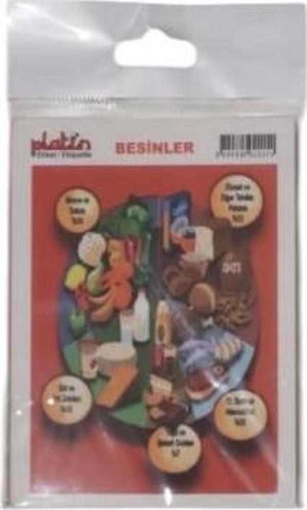 Platin Sticker Temel Besinler 8.5x12 S0021 - Image 1